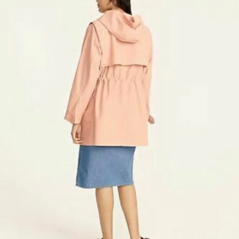 J.Crew Utility Lightweight Hooded Jacket - Warm Taupe Color Size M (New W/O Tag) - Picture 3 of 14